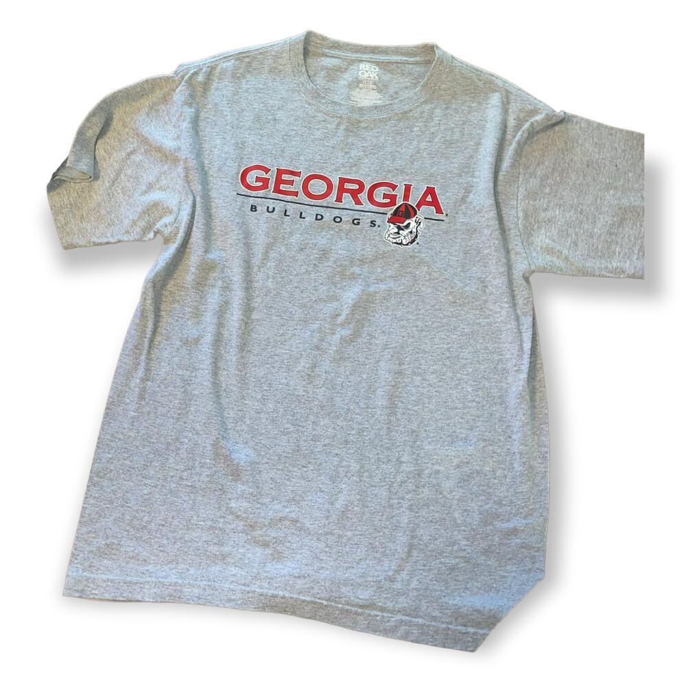 Red Oak Label Georgia Bulldogs graphic tee shirt Sz L EUC